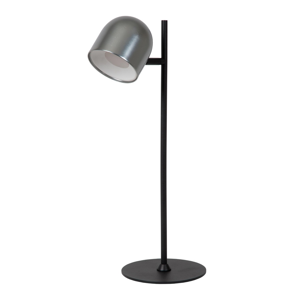 Lucide Oplaadbare tafellampSkanska Rech metaalgrijs - 03649/03/15